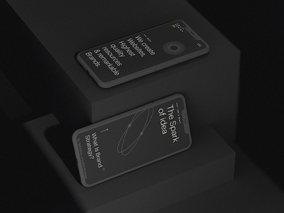 Black Minimal Iphone Clay Macbook Mockup black black white black mockup branding clean design dark mode iphone mockup minimalist mobile mobile mockup mockup