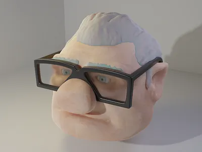 Pixar Up Movie, Old guy