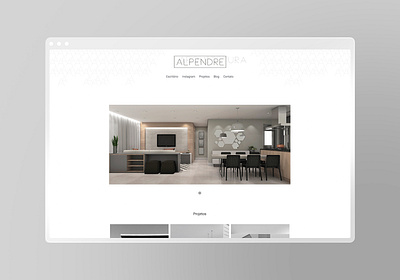 Website - Alpendre Arquitetura design graphic design ui ux website