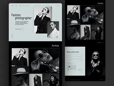 Photographer Portfolio Website concept camera cameraman classy creative ecommerce elegant event homepage minimal model phographer photo photographer folio photography photoshoot picture portfolio potraits shoot web design