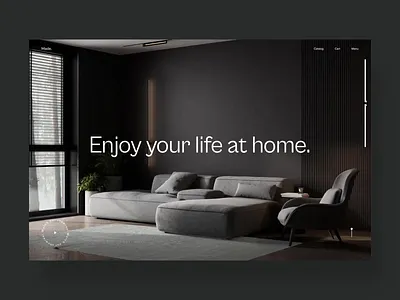 Made — Home page animation design furniture home interior motion product store ui ux web website