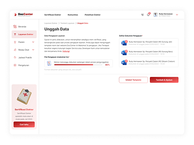 Upload Document CSV [DocCenter Web] csv design doctor website hospital app hospitals ui uiuxdesign upload upload csv upload feature ux web design website