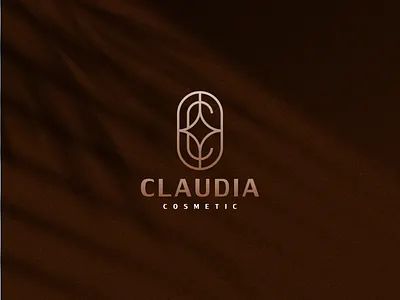 CLAUDIA COSMETIC branding c letter c logo c luxury design flat graphic design icon illustration logo typography ui vector