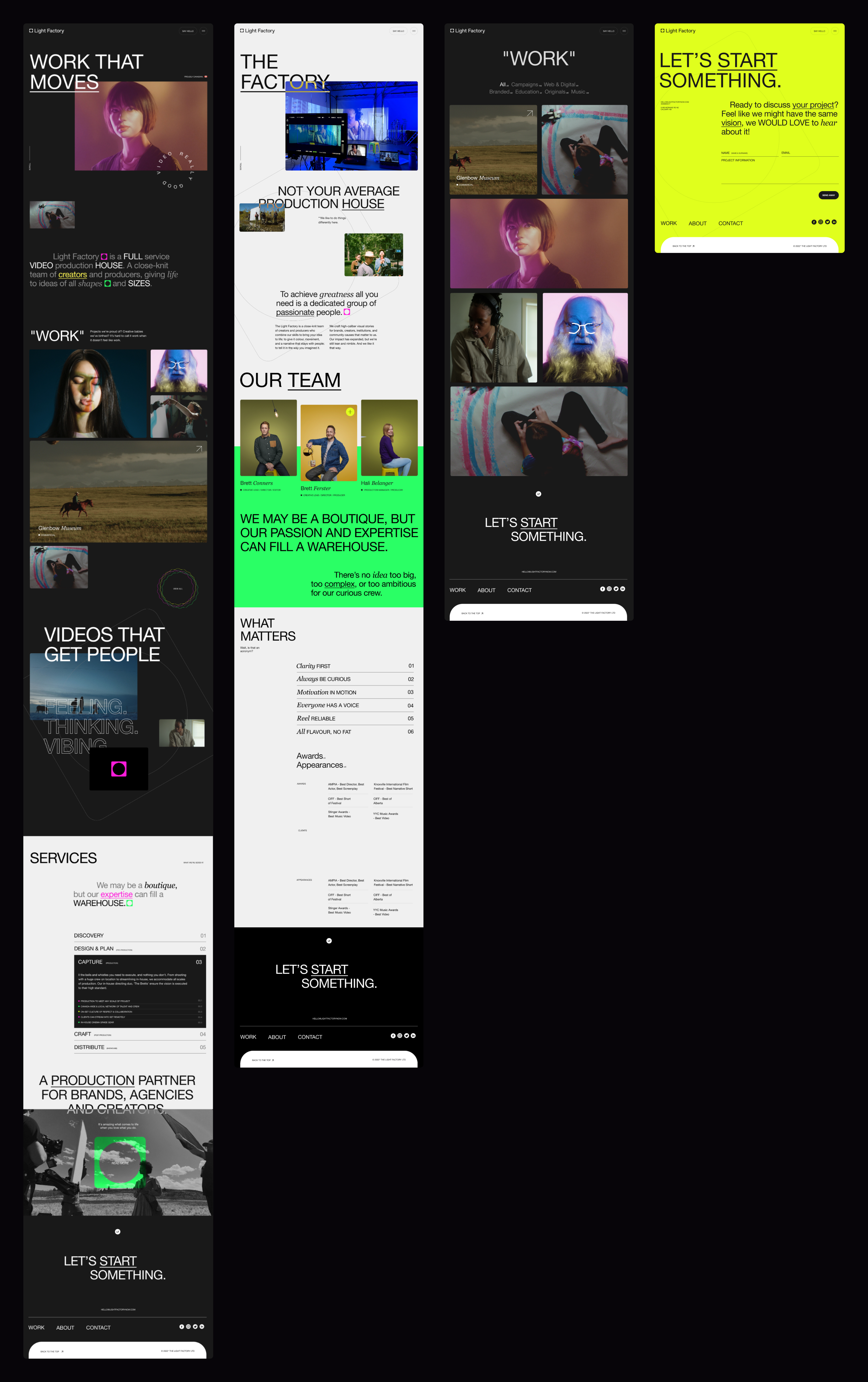 Example of Landing Page Design