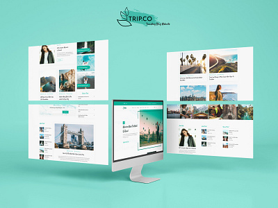 TRIP.CO-Traveling Blog Page. about travel agency digital agency read travel blog travel travel ui travel ux travel webside traveling blog page traveling landing page traveling uiux typography ui ui design uiux webside