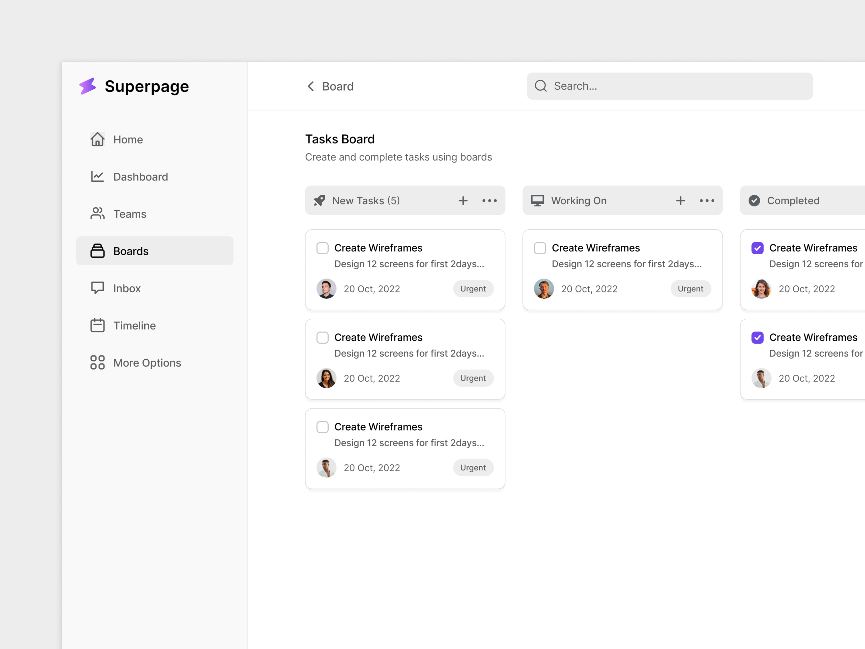 Example of Saas Web App Design Using Figma