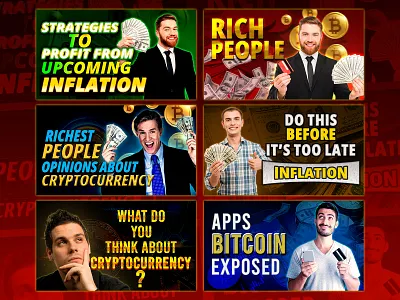 Crypto Youtube Thumbnail Design banner crypto crypto currency crypto thumbnail cryptocurrency thumbnail design design graphic design thumbnail thumbnail design youtube youtube thumbnail