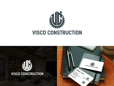 Construction company Logo consturction logo flat logo logo design minimal minimalist logo