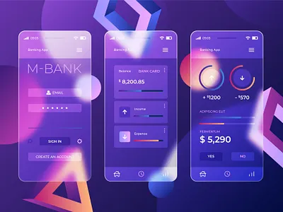 Mobile Banking App UI adobe xd app design app design in figma apps bank app banking banking app banking app dashboard banking dashboard banking design banking website design figma illustration mobile app mobile banking mobile banking app ui uiux ux