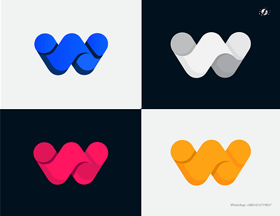 W Modern Logo || Minimalist logo design
