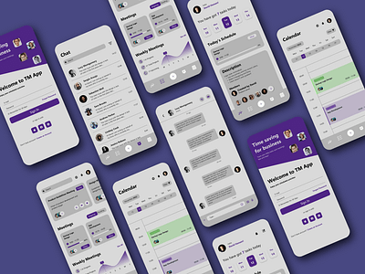 Task Management App analysis app business calendar concept dashboard interface mobile organize productivity project management task task management time time tracker ui ux