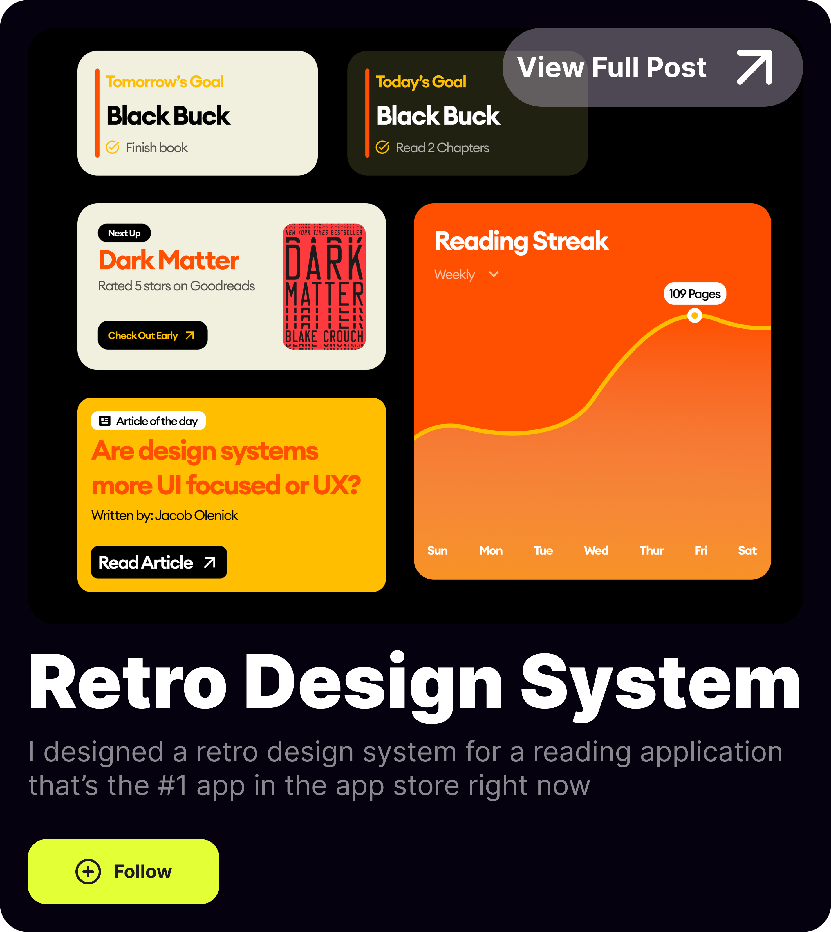 Example of Design Systems Build In Figma