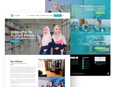 Rumah Pintar - Non-formal education Solutions branding design graphic design ui ux