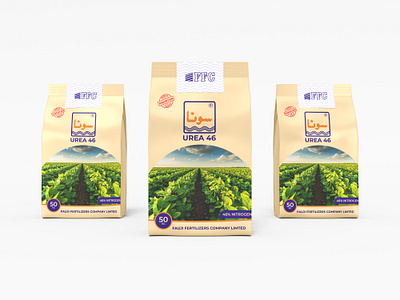 Sona Urea Fertilizer Packaging Design adobe illustrator graphic design preservatives