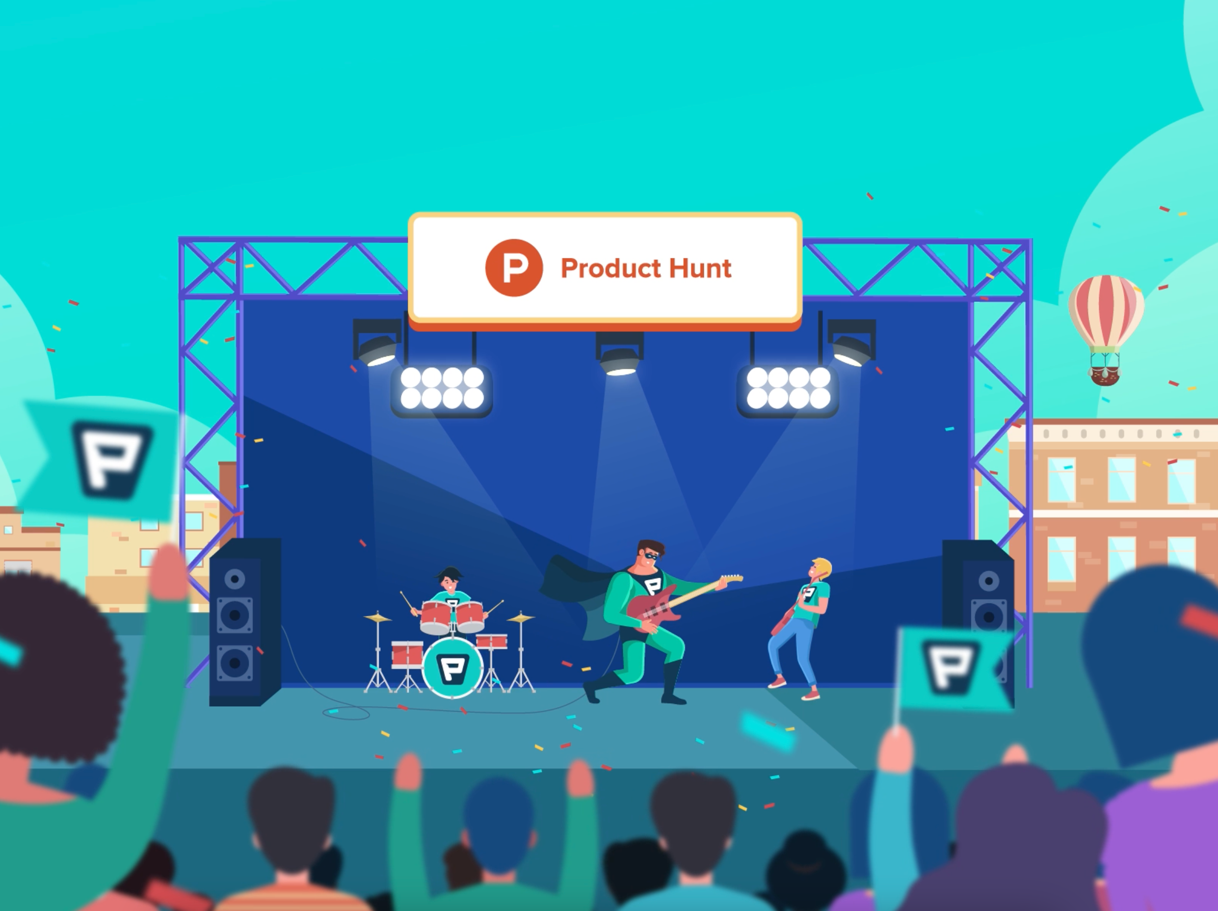 Publer - Launched on Product Hunt animation facebook hunt hunter instagram interface launch linkedin lounch managing platform product product hunt social media social media posts telegram twitter ui design
