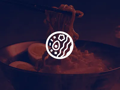Kaori Ramen Ya Logo brand branding design food icon illustration japanese food logo ramen vector