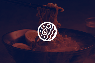 Kaori Ramen Ya Logo brand branding design food icon illustration japanese food logo ramen vector