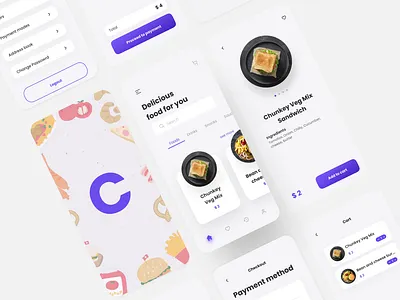 Food Delivery delivery food app ui
