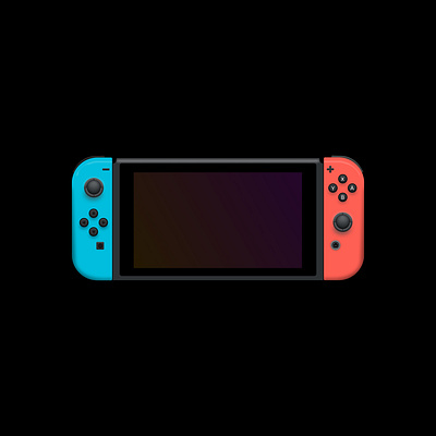 Fully Vector Nintendo Switch illustration 3d branding design drawing figma gamer gaming graphic design illustration ui vector