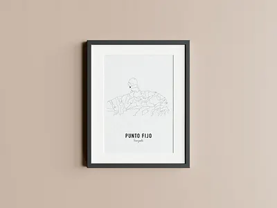 Punto Fijo, Venezuela map poster puntofijo venezuela