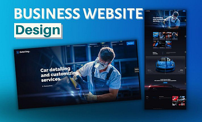 Business Website Design business website design elementor pro graphic design ui