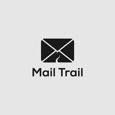 Mail Trail Logo brand designer branding hiking illustrator logo logo designer mail minimalist mountain typography vector