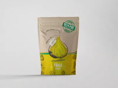 Dried Fruit Packaging design clean design graphic design illustration minimal pouch design product packing vector