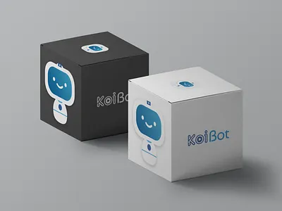 Koi Bot app branding design illustration logo