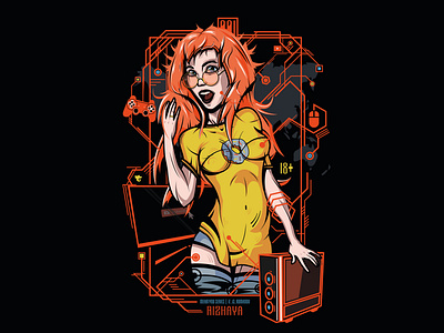 Gamers T-shirt Illustration X Collection X №1 adobe illustrator art digital art дизайн дизайн персонажа иллюстратор иллюстрация персонаж рисунок творческий футболка цифровая иллюстрация