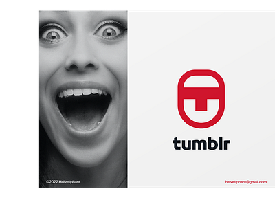 tumblr - logo redesign proposal abstract logo brand design branding chat logo creative logo fun logo icon letter t logo lettermark logo life style logo logo logo design logo designer logotype minimalist logo modern logo mouth logo social media logo tumblr logo typography