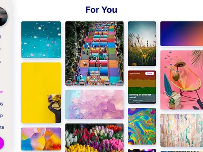 Pinterest Redesign dashboard design figma pinterest ui web design