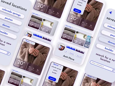 sWeather app design branding design figma product design ui ux web design