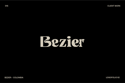 Bezier - Logo agency bezier brand branding colombia design designer graphic design group logo minimal modern serif typography vector