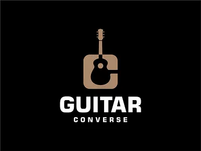 C and GUITAR LOGO DESIGN branding design graphic design icon illustration logo typography