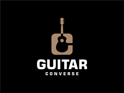 C and GUITAR LOGO DESIGN branding design graphic design icon illustration logo typography