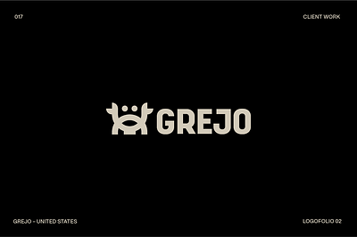 GREJO - Logo brand branding crab design graphic design icon isologo logo minimal modern ocean sans typography vector