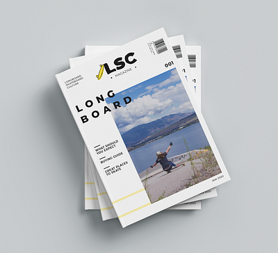 LSC - MAGAZINE bookdesign content culture design editorialdesign graphic design logo longboard magazine typography