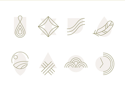 Huxford Grove: Icon Set eco friendly icon set icons minimal natural sustainable