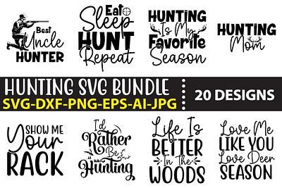 Hunting SVG Bundle hunt svg hunting svg svg