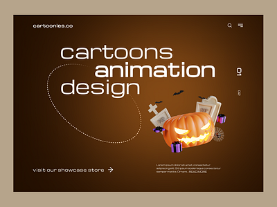 3D Cartoons Landing Page Design 3d cartoons web ui cartoon 3d design design trends figma landing page latest design trends mobile app design ui ui design trends uiux web design web design trends web ui design web uiux