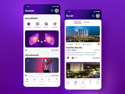 Acasas Mobile App app color create design estate figma idea mobile ui ux