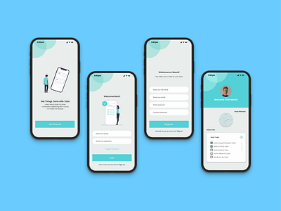 Task Management App app branding design graphic design ui ux web design