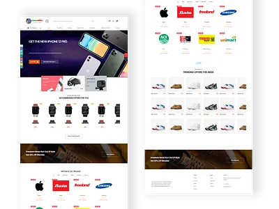 ecommerce landing page UI branding design ecommerce landing page ui website ui