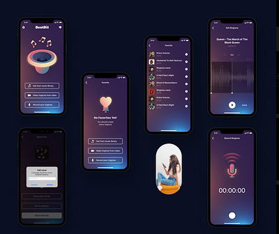BeatBit app app award behance design illustration ios ui ux