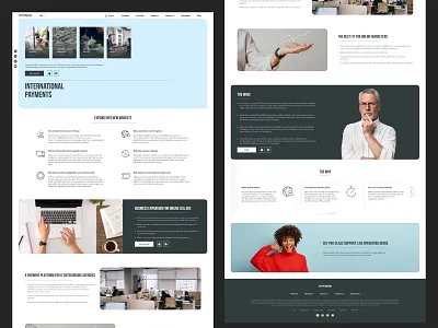 eurospay website branding design ui ux