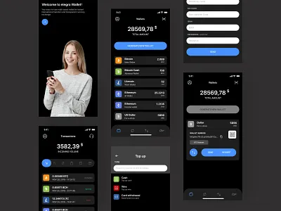 Banking app app branding design ui ux