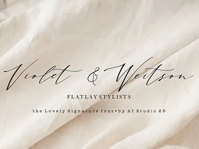 The Lovely - Signature Font by AF Studio 25 apparel font branding branding font cricut font elegant font. invitation font logo