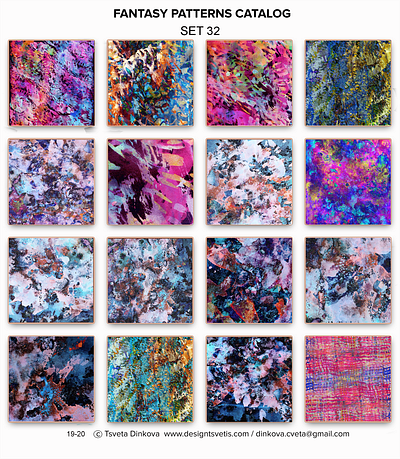 Pattern Catalog Set 32 Paintings abstract amazing beautiful design gorgeous illustration paintings pattern catalog set 32 texture watercolor
