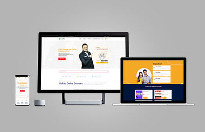 Online Learning Paltform UI Desing Using Elementor Wordpress design elementor graphic design ui website desing wordpress site