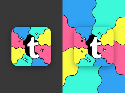 Tumblr App Icon app brand branding design graphic design icon illustration logo ui ux vector